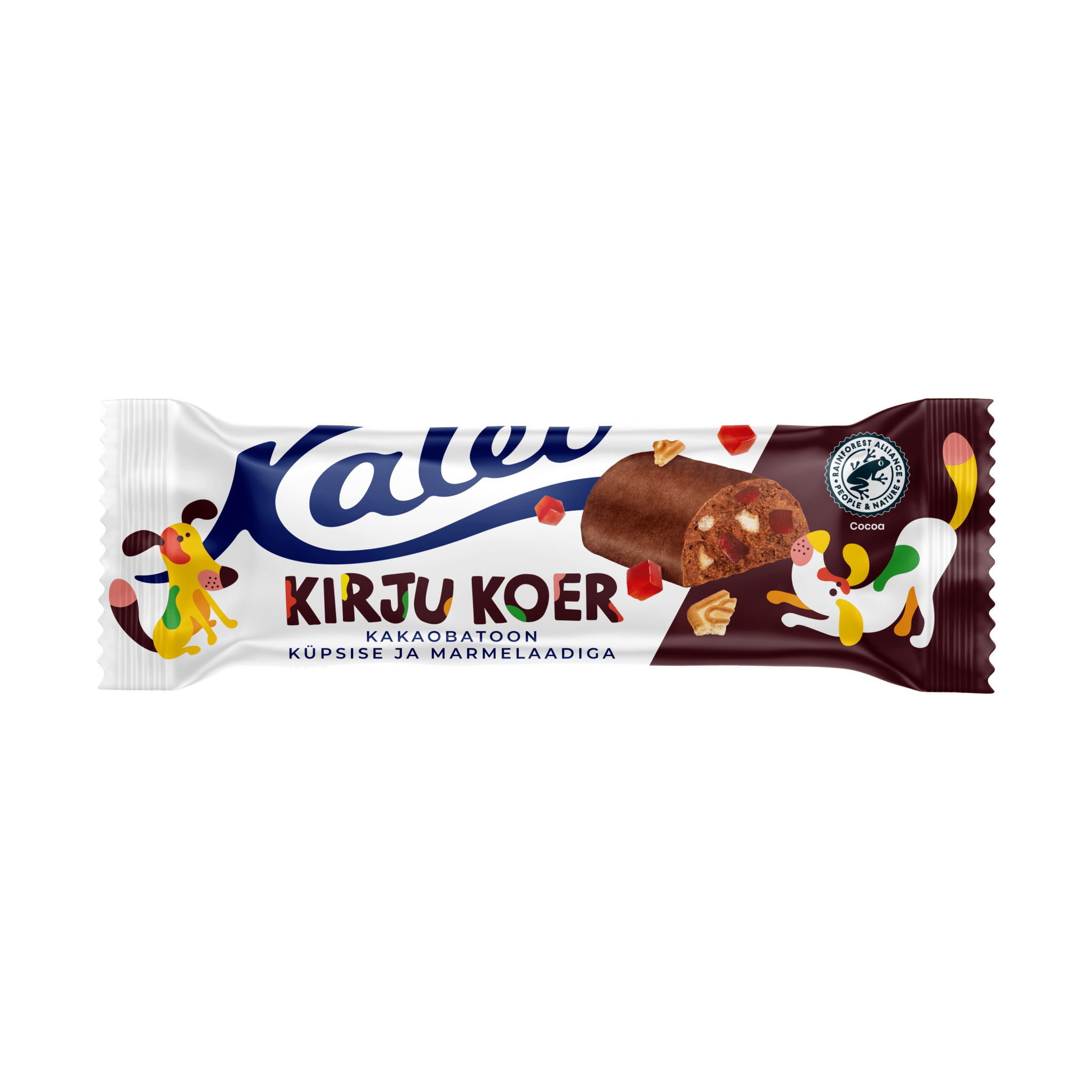 KALEV KIRJU KOER BATOON KÜPSISE JA MARM. TÜKIDEGA  36GR